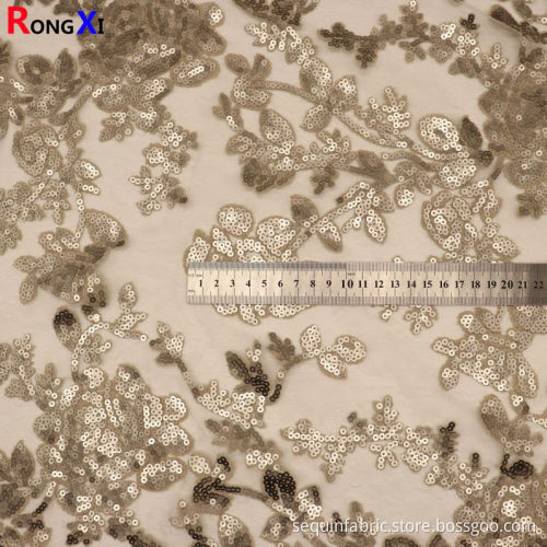 Multifunctional Sequin Fringe Fabric